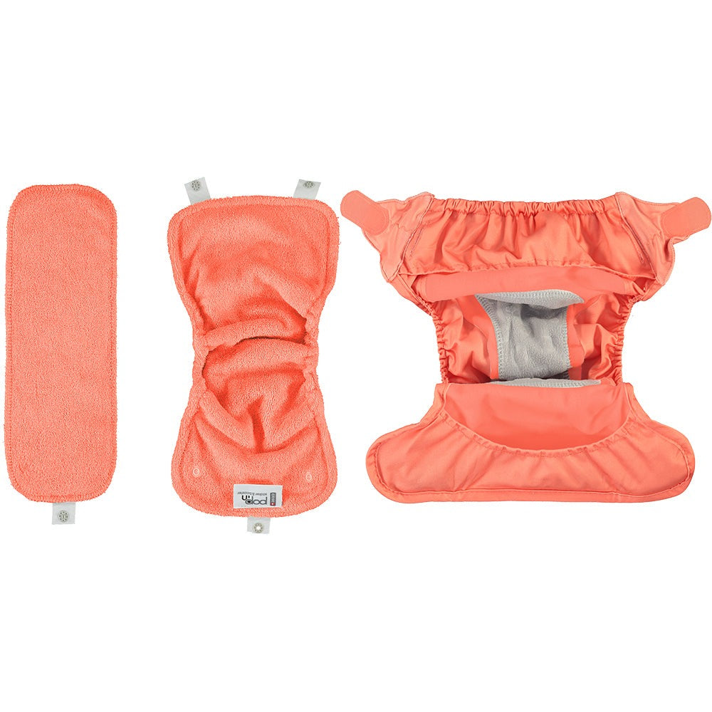 Pop-in Plain Nappy - Velcro Fastening