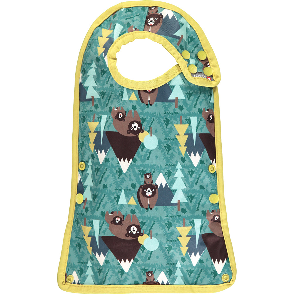 Undone Green Pop-in Stage 2 Bib Bear Recycled Plastic