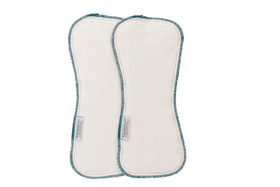 Buttons Hemp/Cotton Nighttime Inserts - 2 Pack