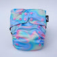 Pink Blue One Size Susses Two Tone Reusable Cloth Nappy