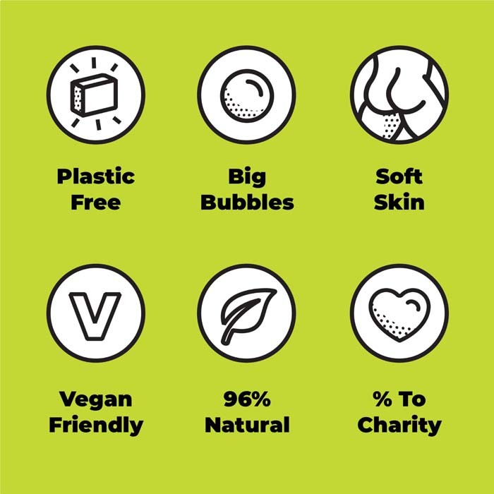 Plastic Free Zero Waste Vegan Soap Shower Block