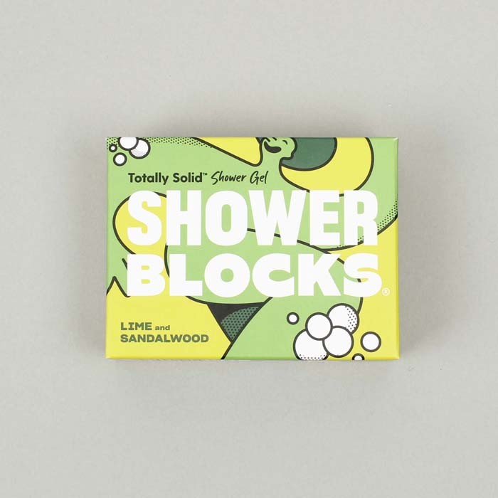 Plastic Free Zero Waste Vegan Soap Shower Block Lime Sandalwood