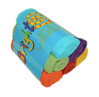 Rainbow Colour Terry Squares - 60cm x 60cm