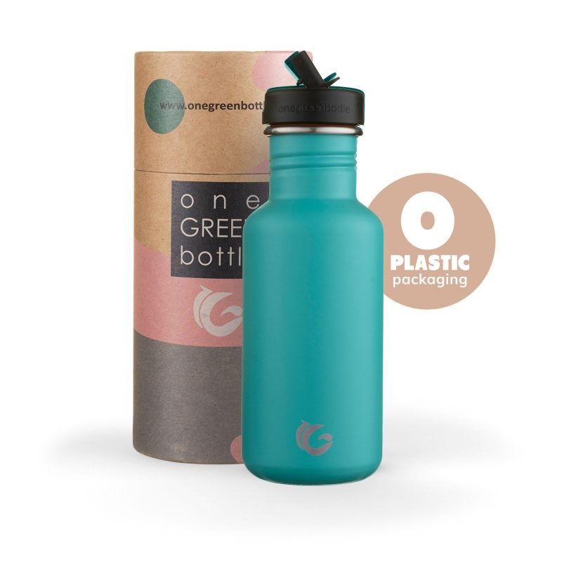 One Green Bottle Stainless Steel Reusable Canteen Water Bottle Zen