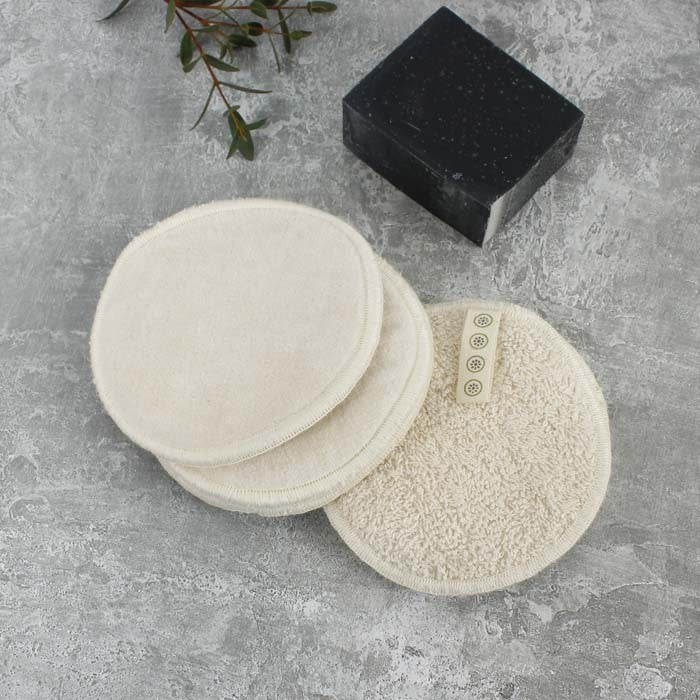 Organic Cotton Facial Pads - Pack of 5