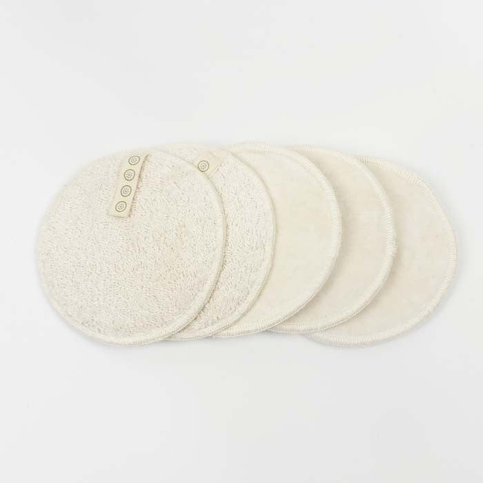 Organic Cotton Facial Pads - Pack of 5