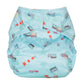 Blue One Size Harbour Seaside Lighthouse Reusable Cloth Nappy