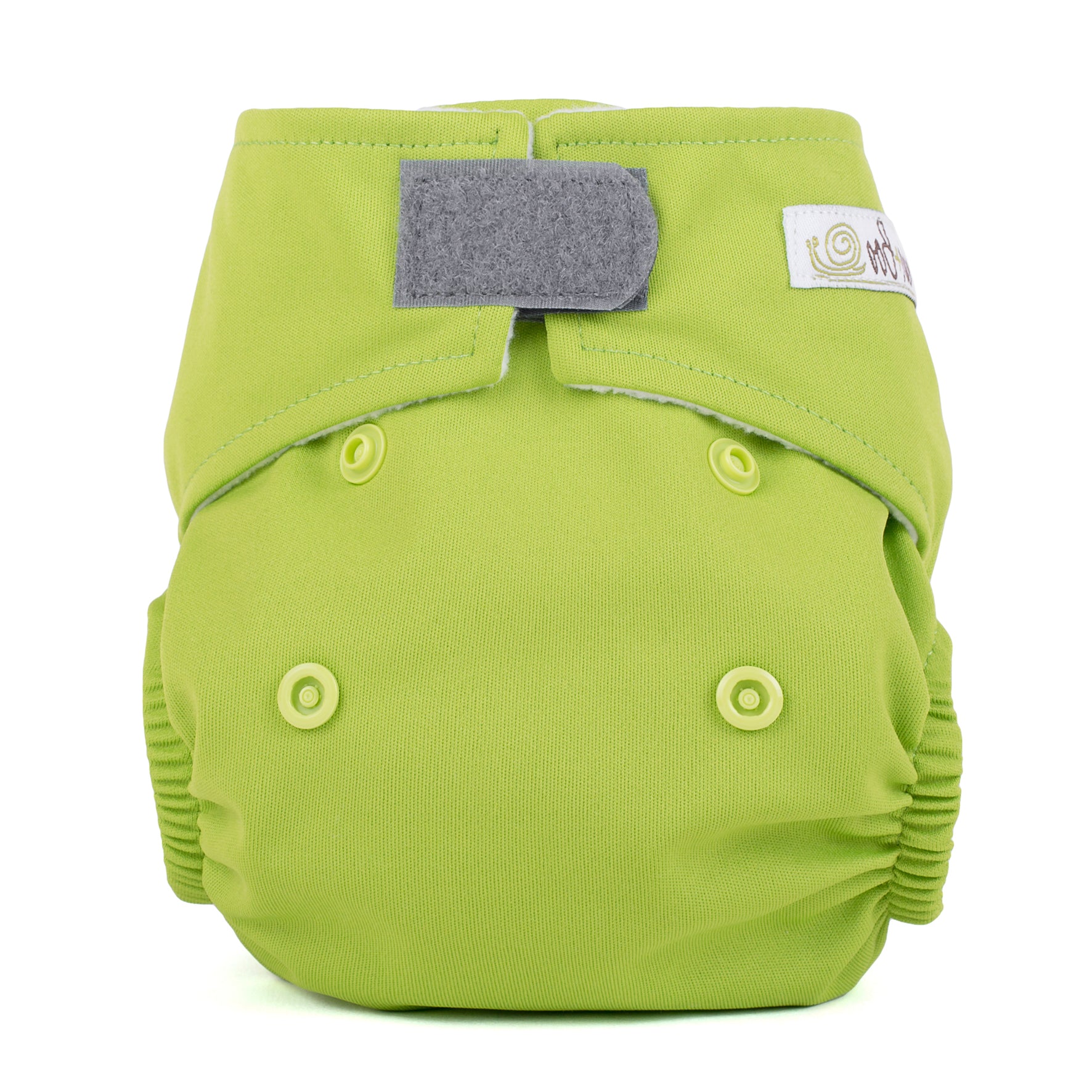 Plain Lime Newborn Pocket Reusable Cloth Nappy