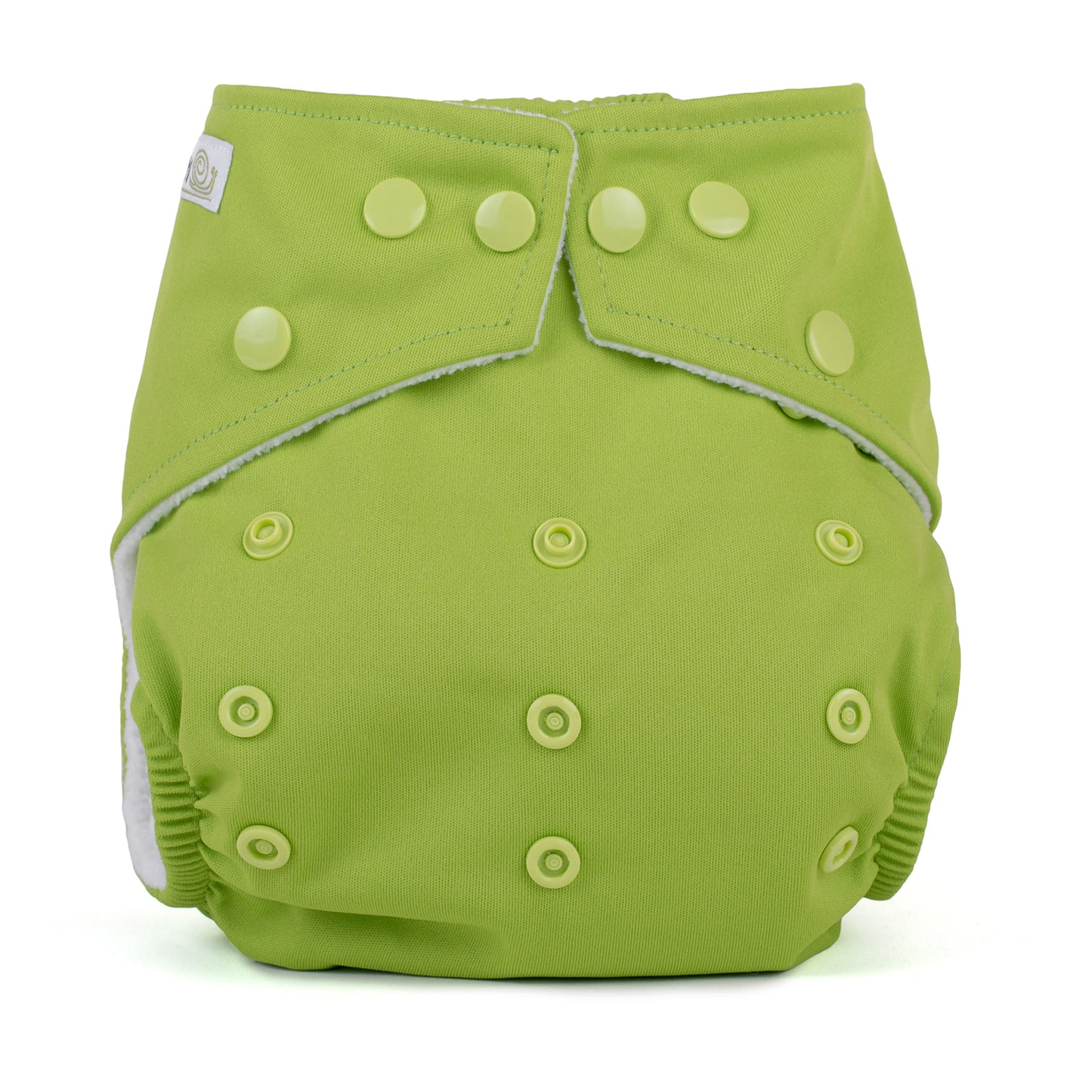 Plain One Size Lime Green Apple Reusable Cloth Nappy