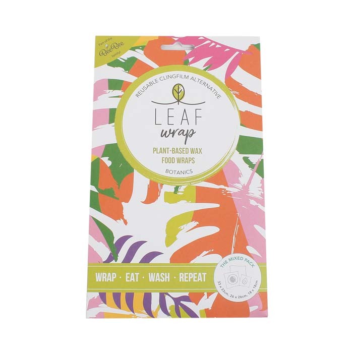 BeeBee&Leaf Plant Based Vegan Reusable Food Wraps - Mixed