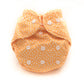 Pastel Coral White Polka Dots One Size Dottie Reusable Cloth Nappy Wrap