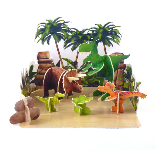 Playpress Eco Friendly Zero Waste Children's Dinosaur Playset Gift