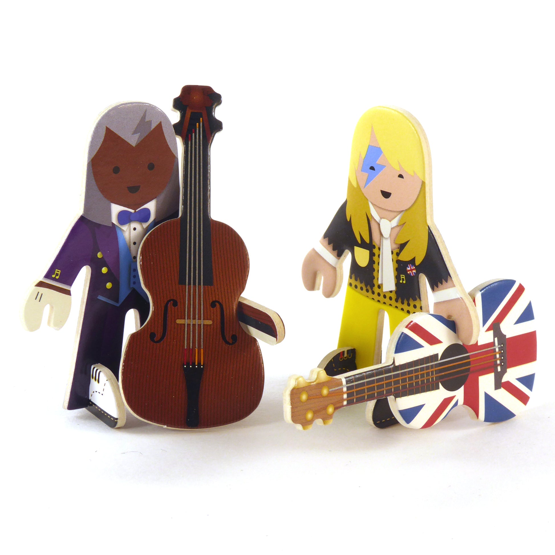 Playpress Eco Friendly Zero Waste Children's Music Artist Painter Rock Show Playset Gift