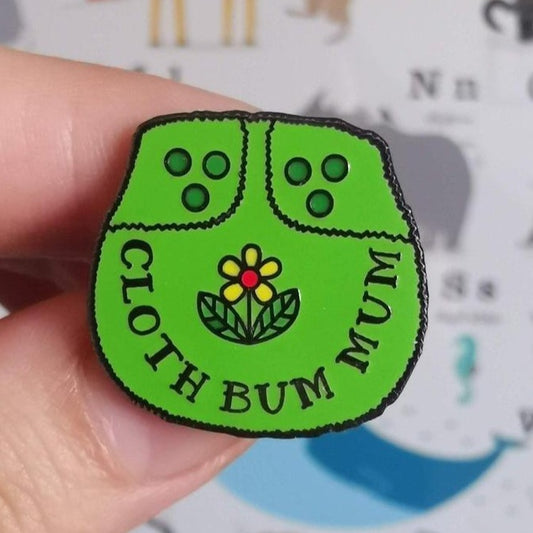 Cloth Bum Mum Pin