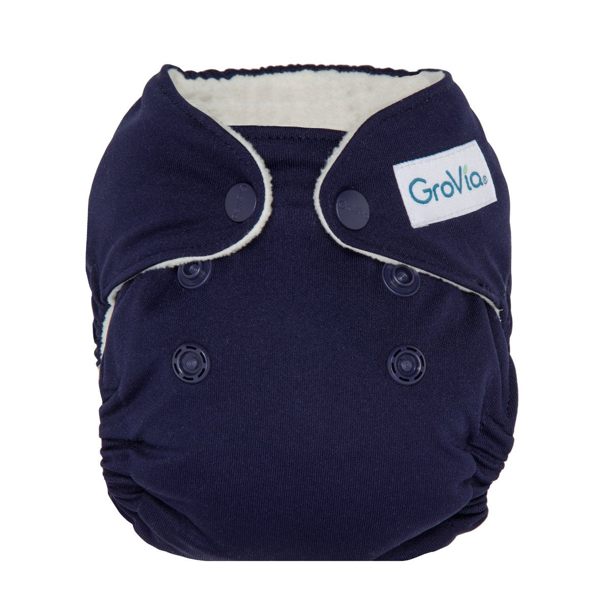 Navy Blue Arctic Newborn All-In-One Reusable Cloth Nappy