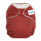 Red Marsala Newborn All-In-One Reusable Cloth Nappy