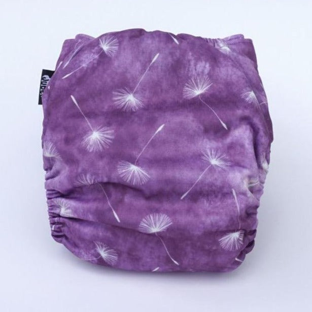 Purple Violet One Size Dandelion Reusable Cloth Nappy