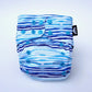 White Blue One Size Himmel Waves Water Lines Reusable Cloth Nappy