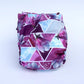 Purple Pink Blue One Size Magnolia Flower Reusable Cloth Nappy