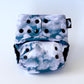 White Blue One Size Wolken Sky Clouds Reusable Cloth Nappy