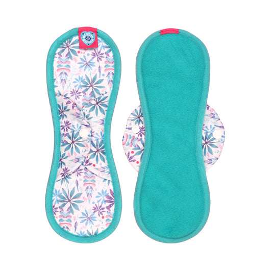 Green Loopy Bloom & Nora Maxi Reusable Cloth Sanitary Pad Zero Waste Period