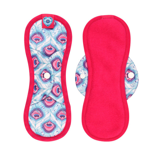 Dark Pink Lush Bloom & Nora Midi Reusable Cloth Sanitary Pad Zero Waste Period