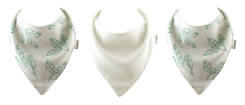 Bamboo/Organic Cotton Dribble Bibs - 3 Pack