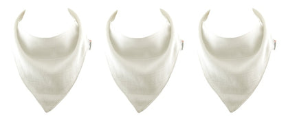 Bamboo/Organic Cotton Dribble Bibs - 3 Pack