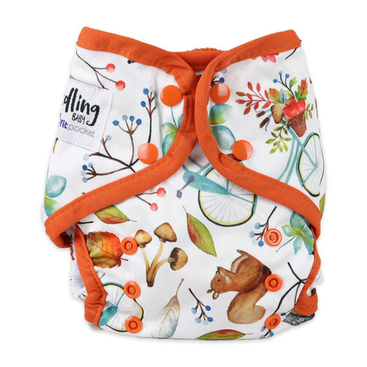Seedling Baby Reusable Cloth Nappy Autumn Multifit Pocket Nappy